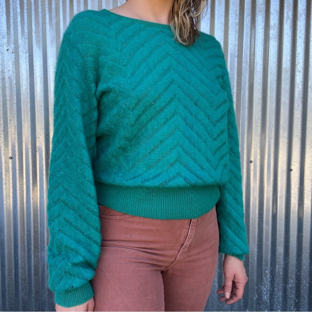 VINTAGE MISSONI
Teal Blue/Green Cardigan